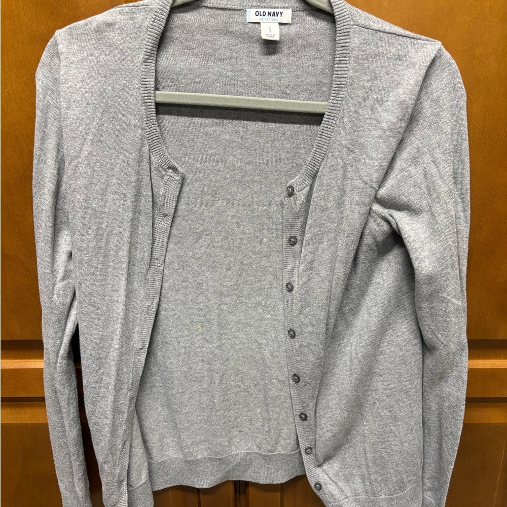 Old Navy Light Gray Women's Cardigan